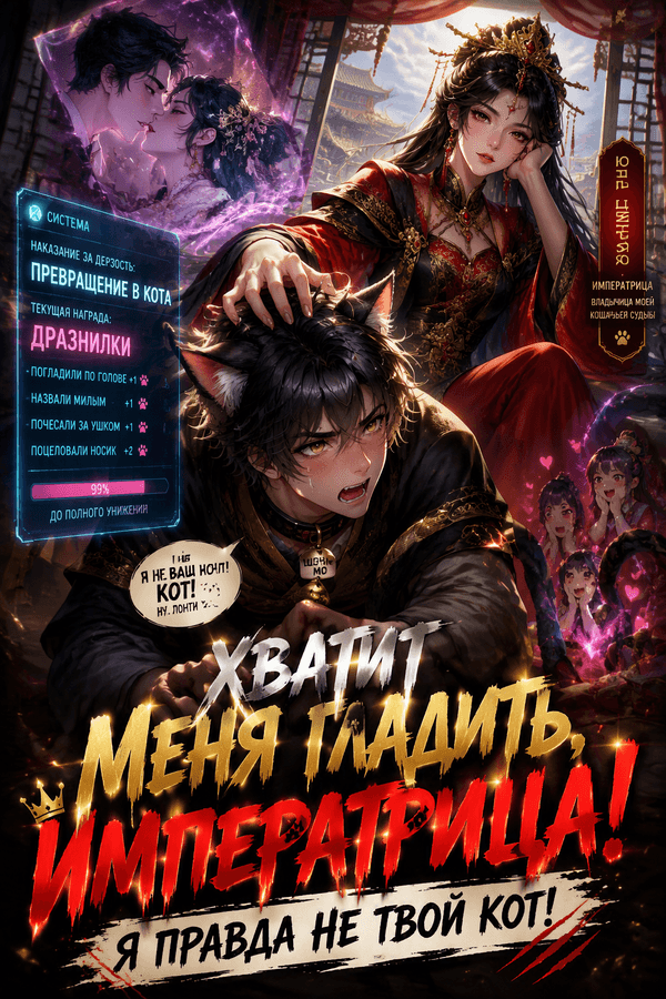 Хватит меня гладить, Императрица! Я правда не твой кот!