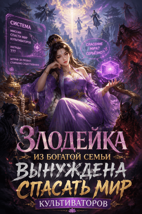 Злодейка из богатой семьи вынуждена спасать мир культиваторов