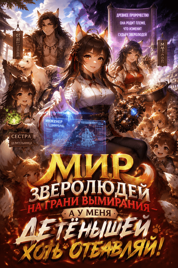 Мир зверолюдей на грани вымирания — а у меня детёнышей хоть отбавляй!