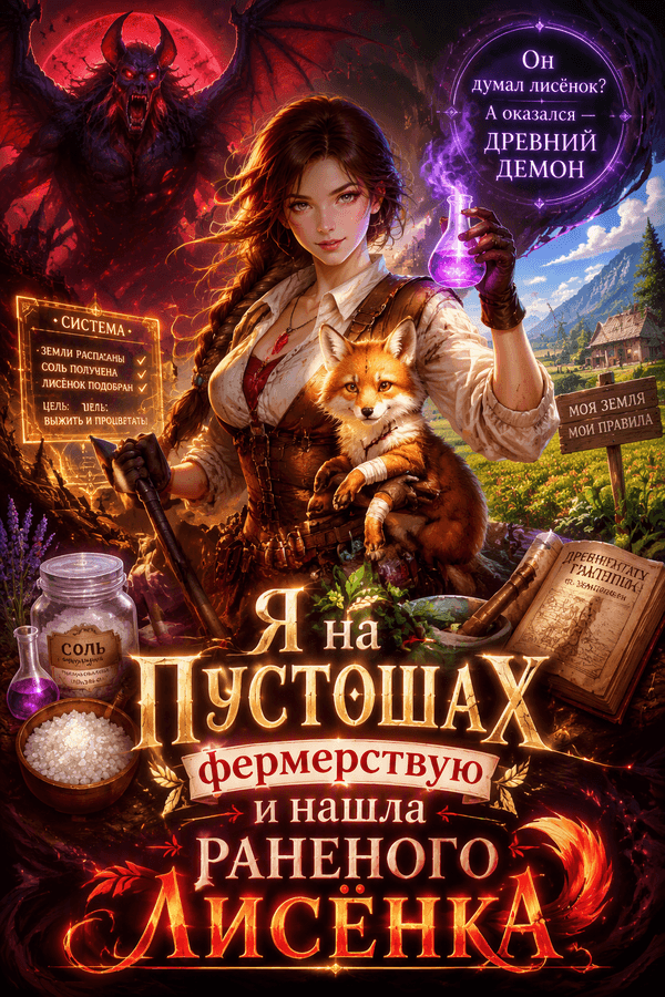 Я на Пустошах фермерствую и нашла раненого лисёнка