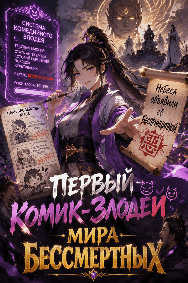 Первый комик-злодей мира бессмертных