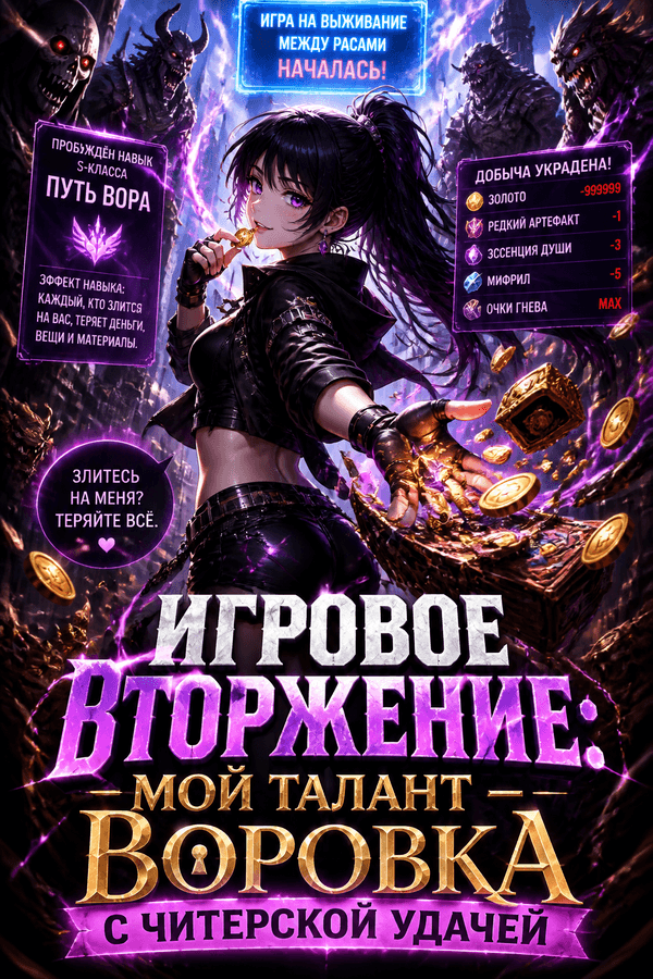 Игровое вторжение: Мой талант — воровка с читерской удачей