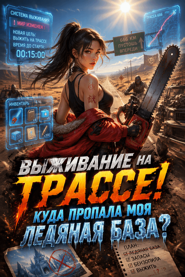 Выживание на трассе! Куда пропала моя ледяная база?