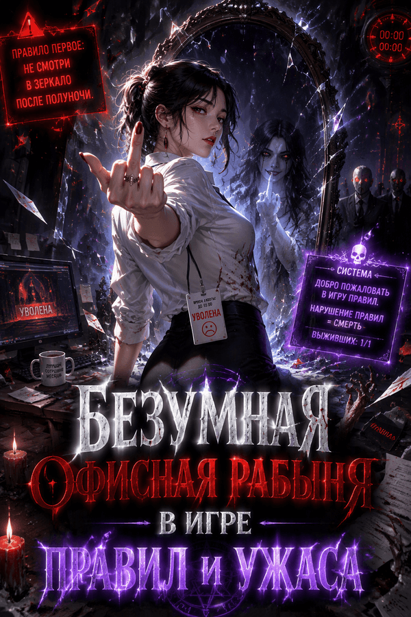 Безумная офисная рабыня в игре правил и ужаса