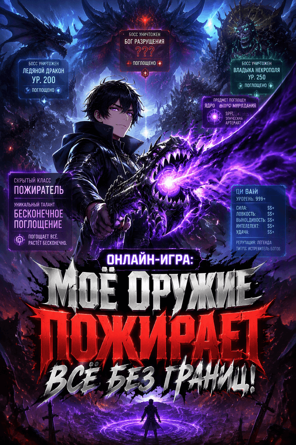 Онлайн-игра: Моё оружие пожирает всё без границ!