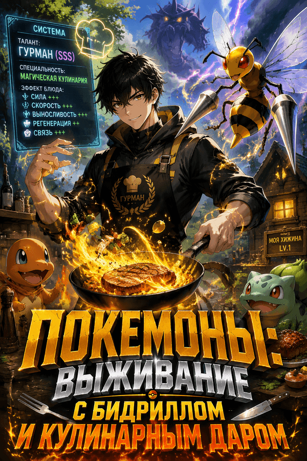 Покемоны: Выживание с Бидриллом и кулинарным даром
