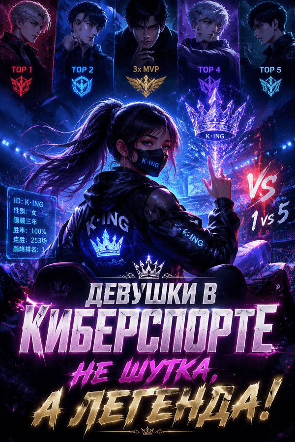 Девушки в киберспорте — не шутка, а легенда!