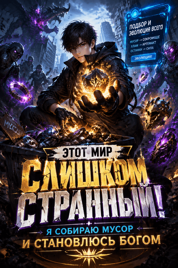 Этот мир слишком странный! Я собираю мусор и становлюсь богом