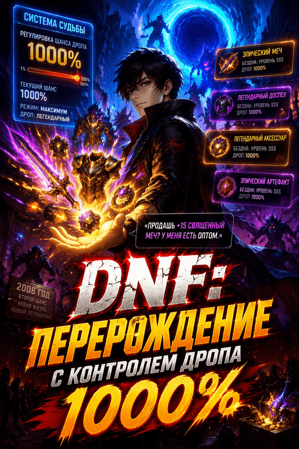 DNF: Перерождение с контролем дропа 1000%