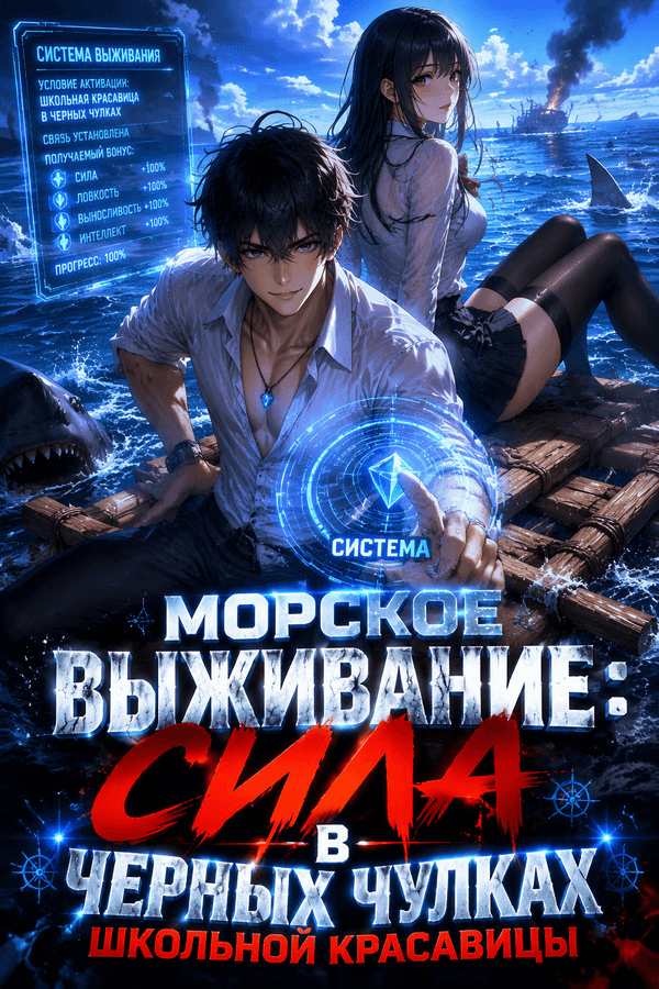 Морское выживание: Сила в черных чулках школьной красавицы