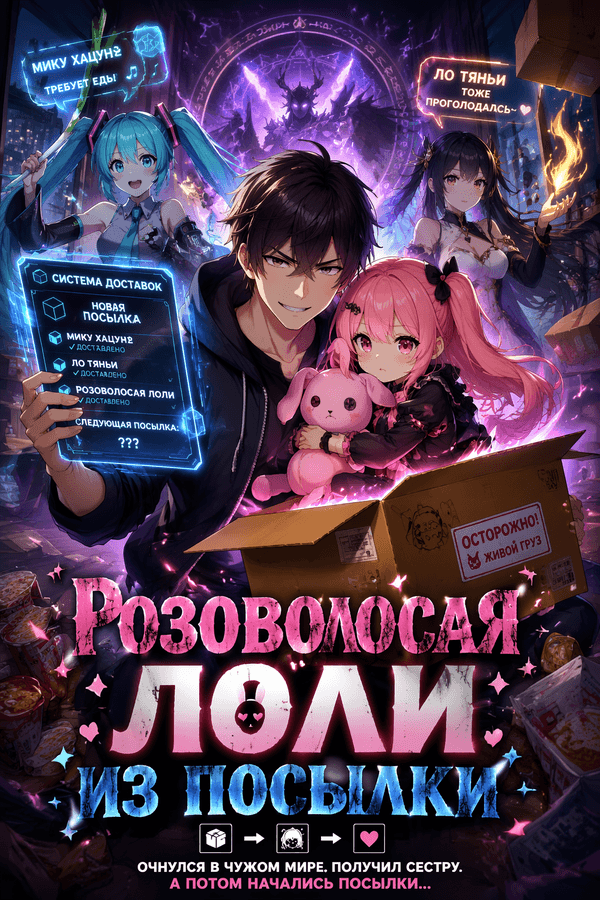 Розоволосая лоли из посылки