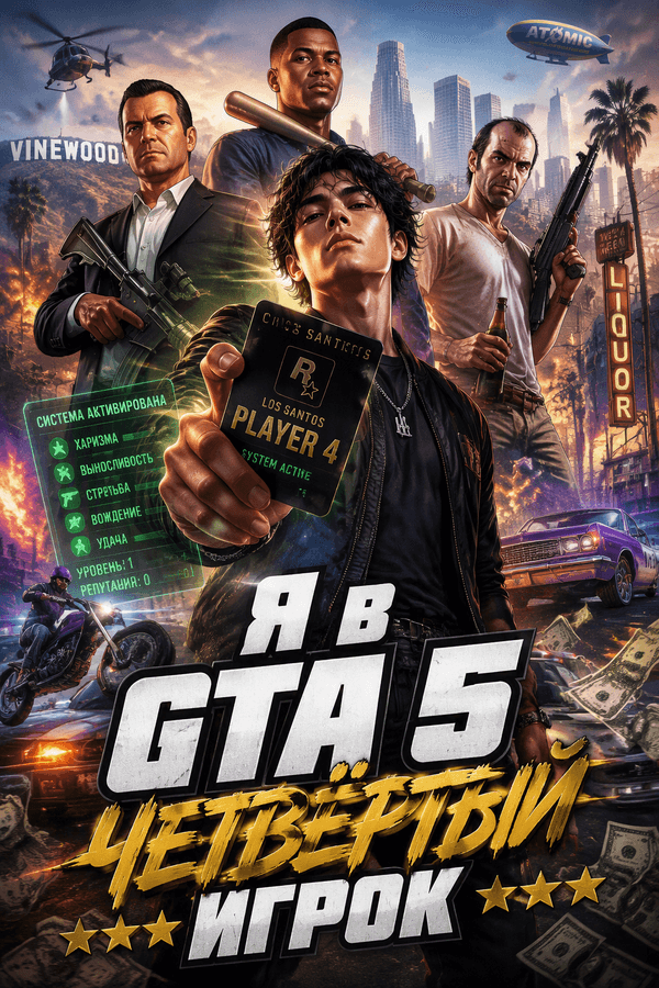 Я в GTA 5 — четвёртый игрок