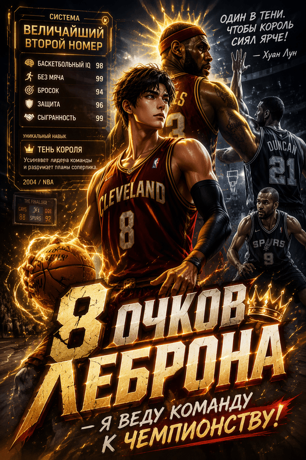 8 очков Леброна — я веду команду к чемпионству!