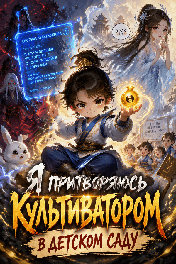 Я притворяюсь культиватором в детском саду