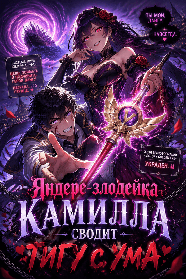 Яндере-злодейка Камилла сводит Тигу с ума