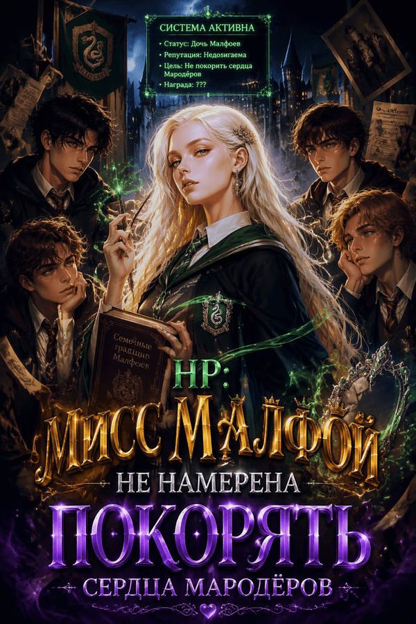 HP: Мисс Малфой не намерена покорять сердца Мародёров