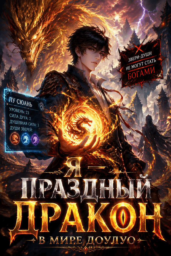 Я — праздный дракон в мире Доулуо