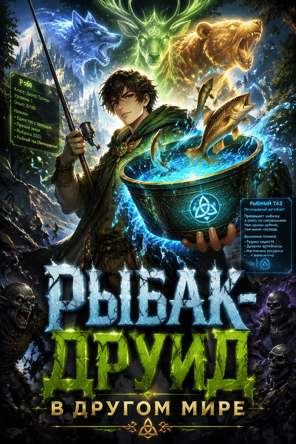 Рыбак-друид в другом мире