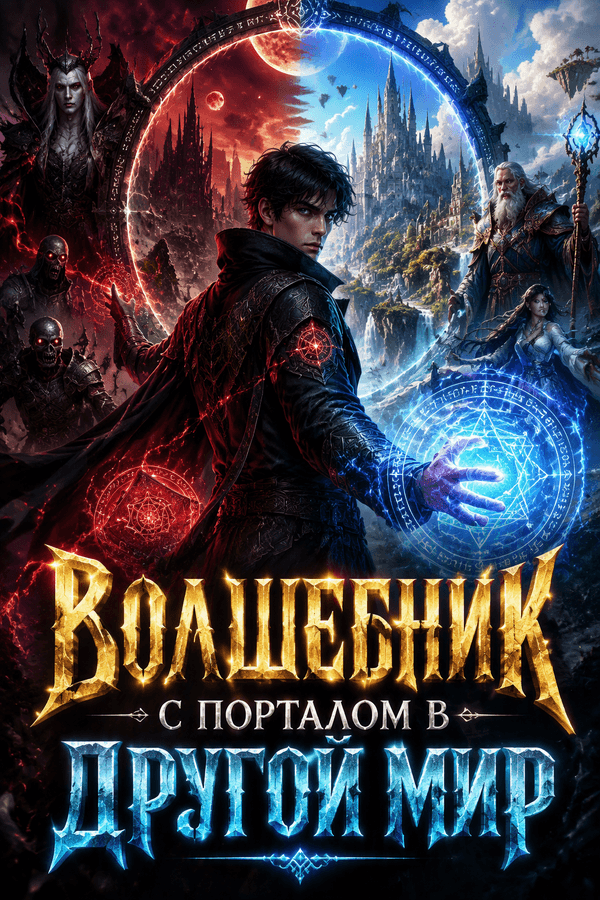 Волшебник с порталом в другой мир