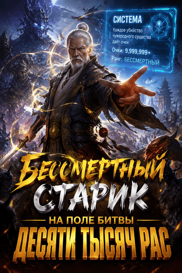 Бессмертный старик на поле битвы десяти тысяч рас