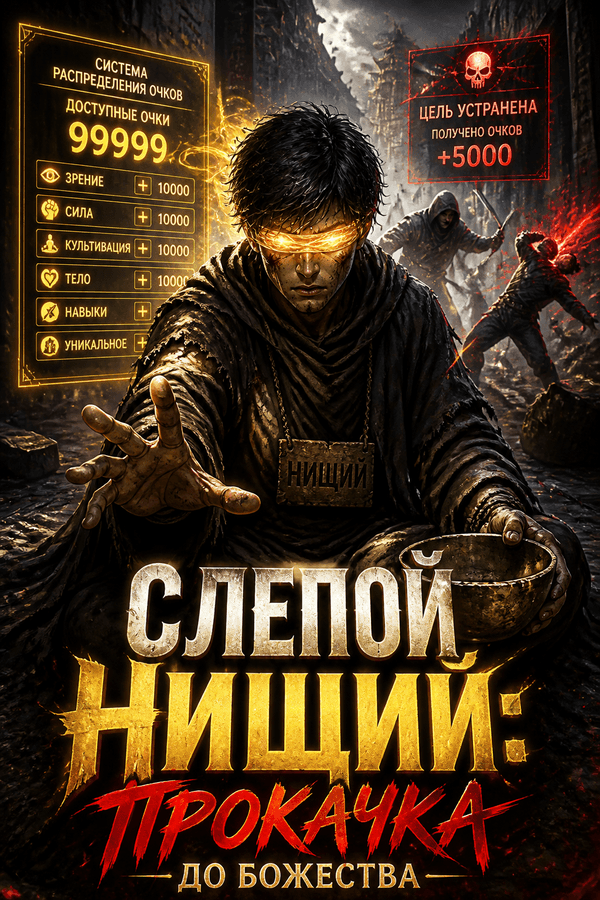 Слепой нищий: Прокачка до божества
