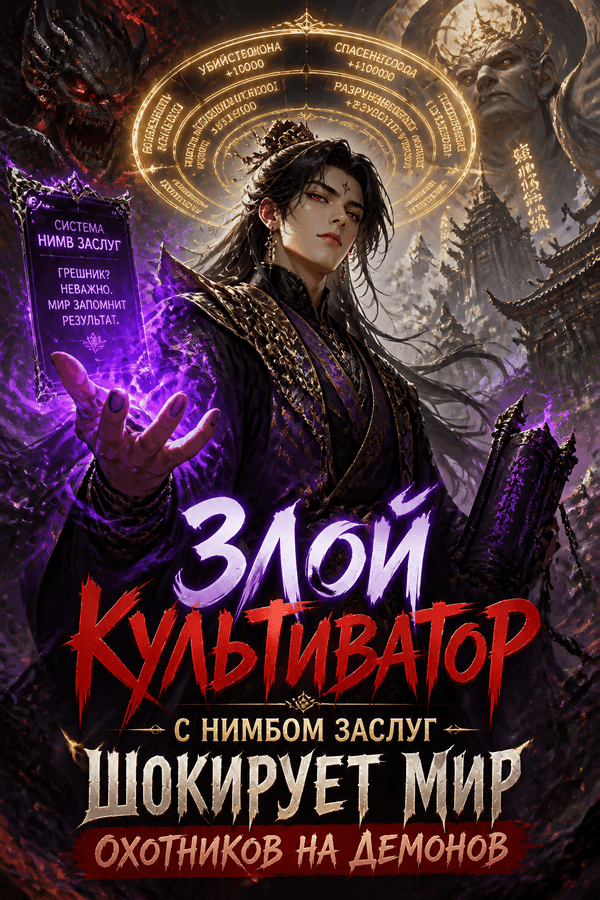 Злой культиватор с нимбом заслуг шокирует мир охотников на демонов