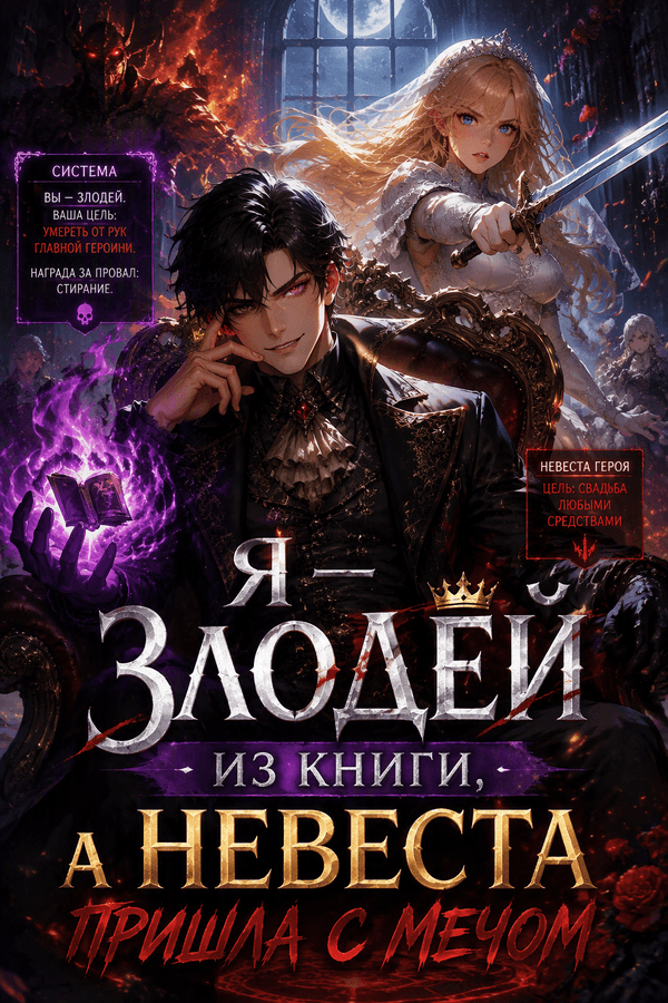 Я — злодей из книги, а невеста пришла с мечом