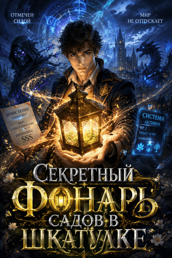 Секретный фонарь садов в шкатулке
