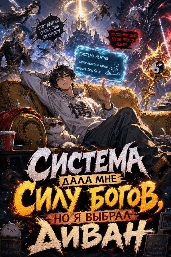 Система дала мне силу богов, но я выбрал диван