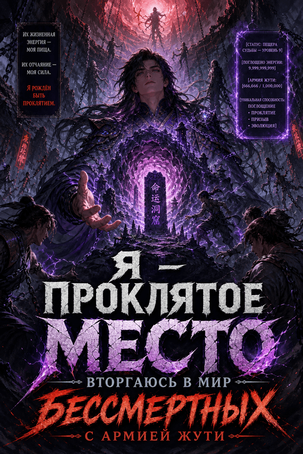 Я — Проклятое Место, вторгаюсь в мир бессмертных с армией жути
