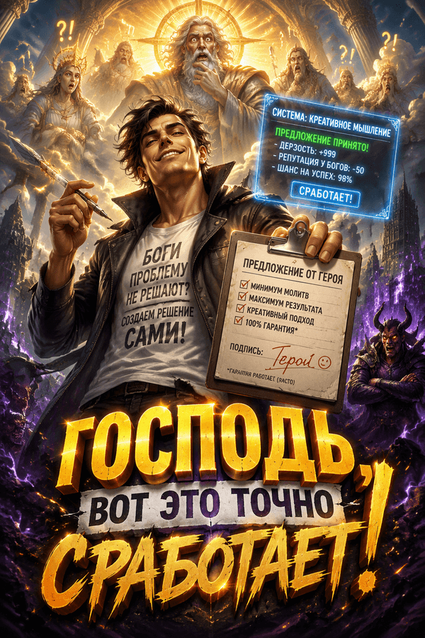 Господь, вот это точно сработает!