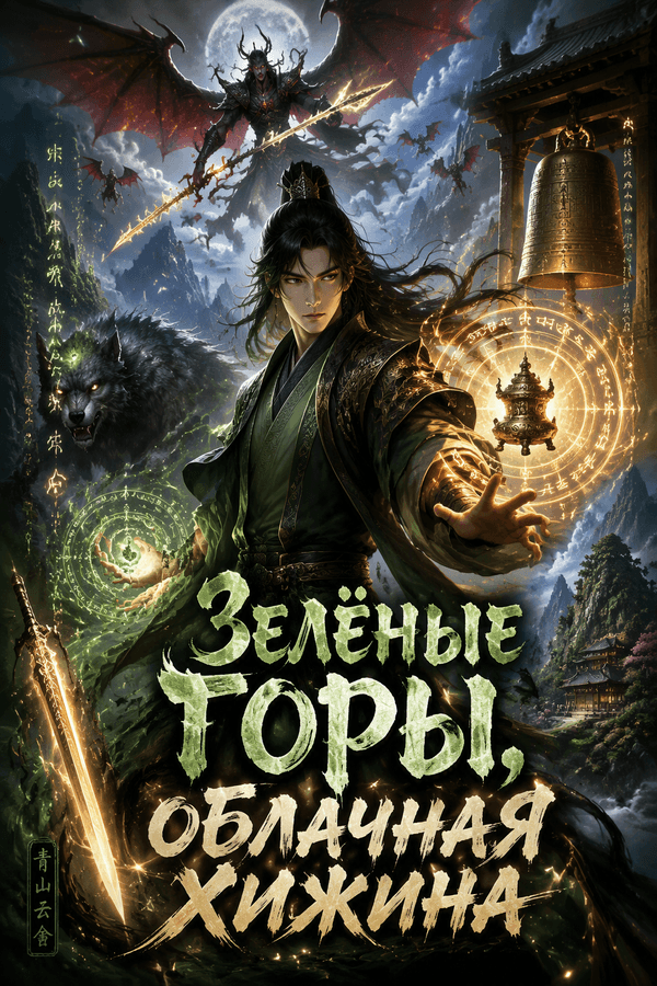 Зелёные горы, облачная хижина