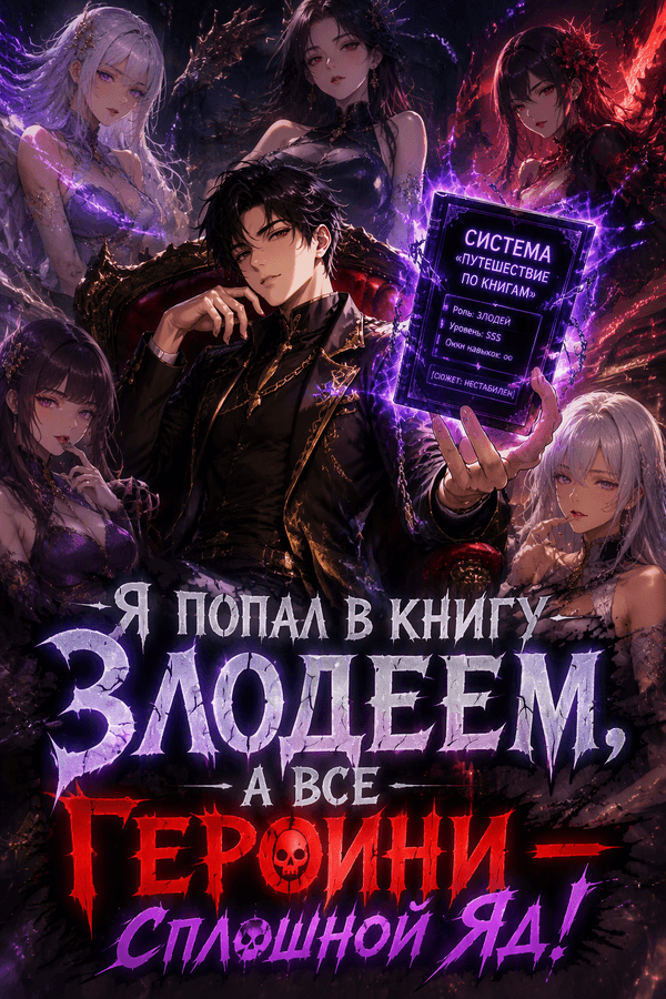 Я попал в книгу злодеем, а все героини — сплошной яд!