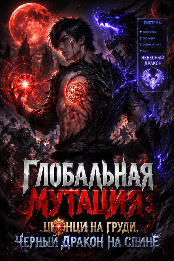Глобальная мутация: Цюнци на груди, Черный Дракон на спине