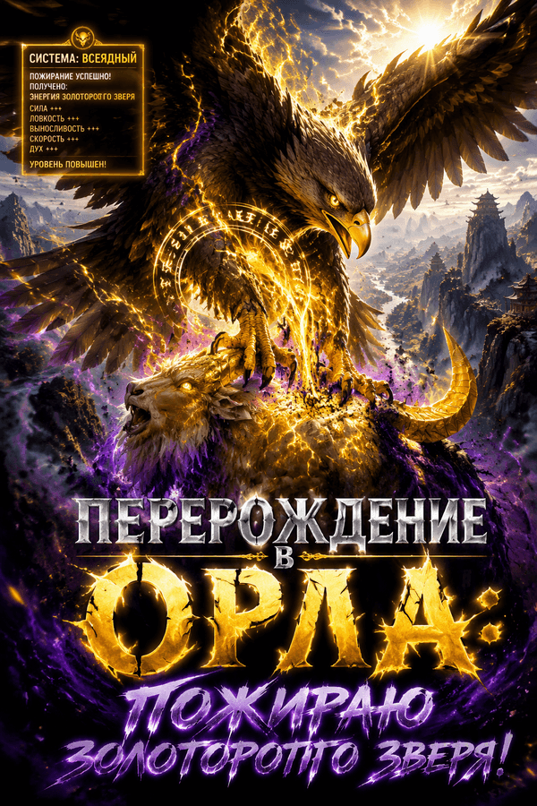 Перерождение в орла: пожираю золоторогого зверя!