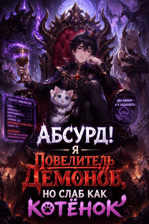 Абсурд! Я — Повелитель Демонов, но слаб как котёнок