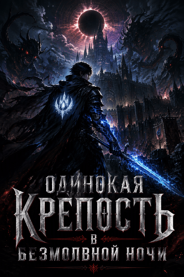 Одинокая крепость в безмолвной ночи