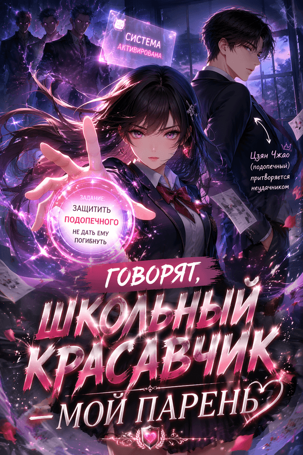 Говорят, школьный красавчик — мой парень
