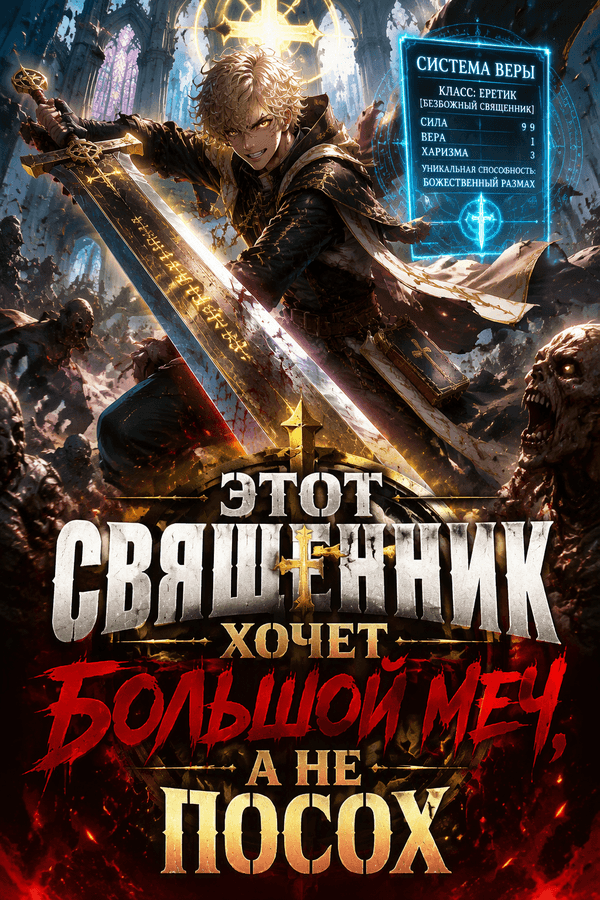 Этот священник хочет большой меч, а не посох