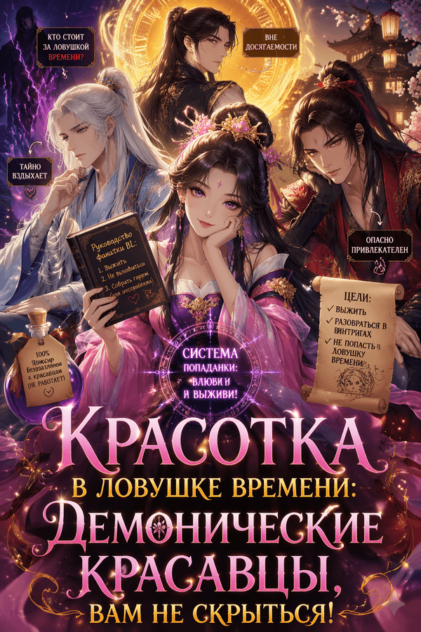 Красотка в ловушке времени: Демонические красавцы, вам не скрыться!