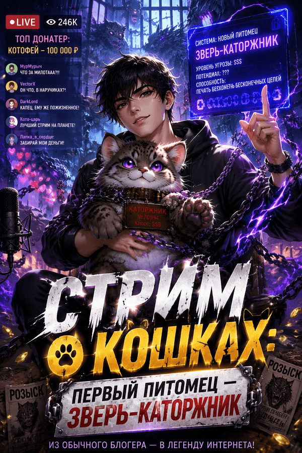 Стрим о кошках: Первый питомец — зверь-каторжник