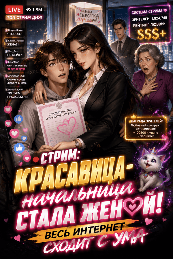 Стрим: Красавица-начальница стала женой! Весь интернет сходит с ума