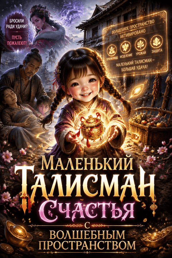 Маленький талисман счастья с волшебным пространством