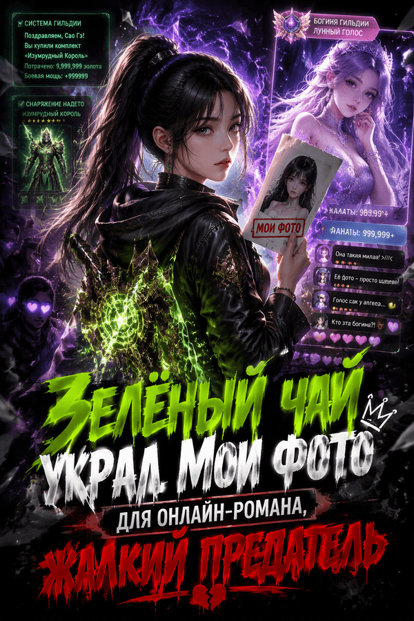 Зелёный чай украл мои фото для онлайн-романа, жалкий предатель