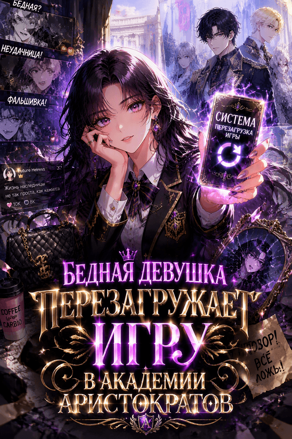 Бедная девушка перезагружает игру в Академии аристократов
