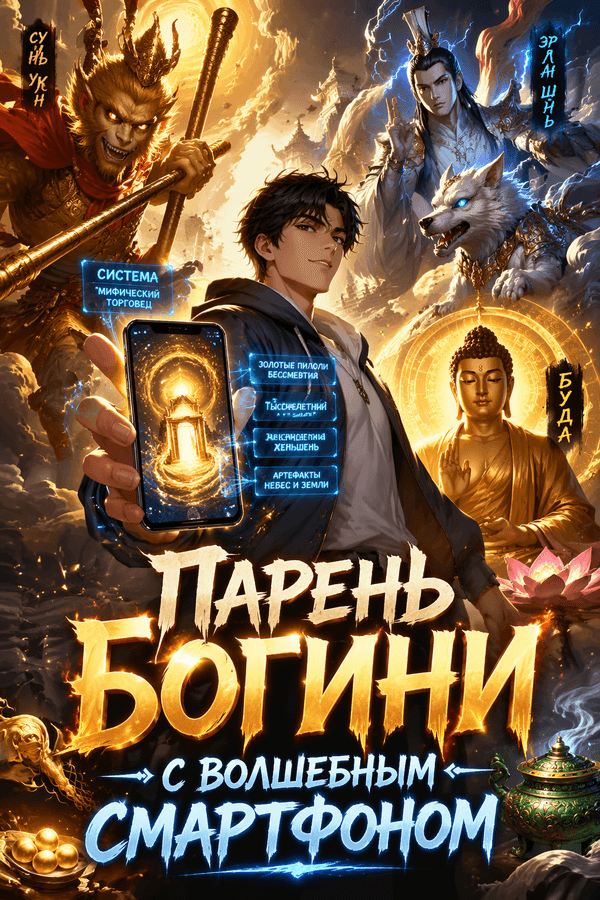 Парень богини с волшебным смартфоном