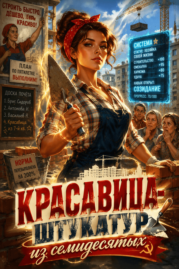 Красавица-штукатур из семидесятых