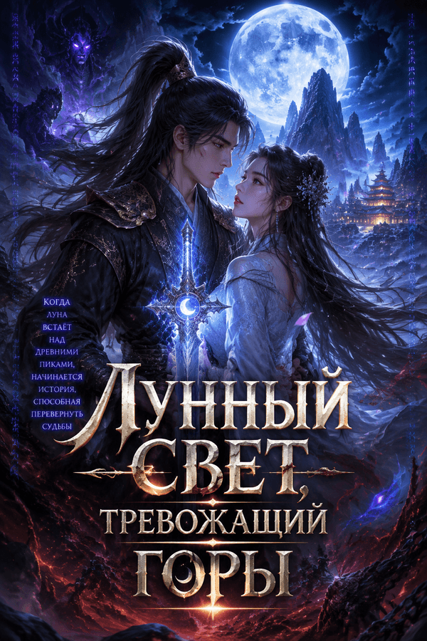 Лунный свет, тревожащий горы