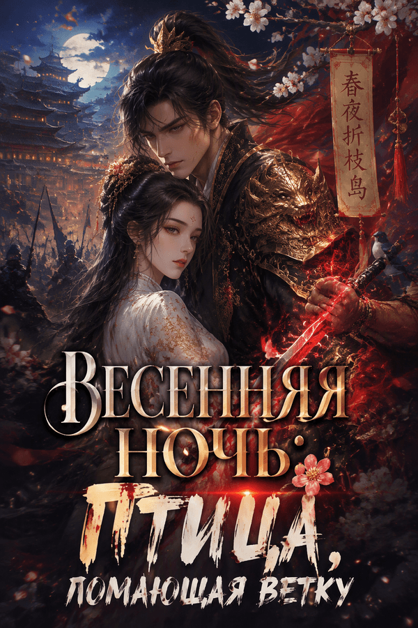 Весенняя ночь: Птица, ломающая ветку