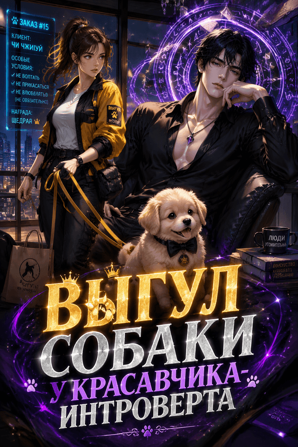 Выгул собаки у красавчика-интроверта